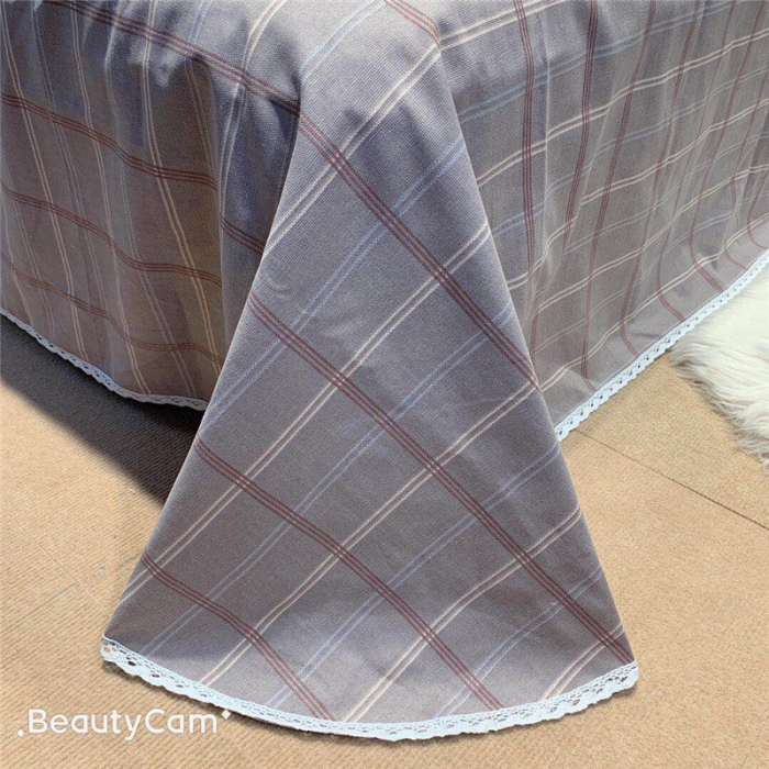 91家纺网 家纺一手货源 找家纺 仟网汇 2020年新款老粗布三件套软凉席 格韵咖