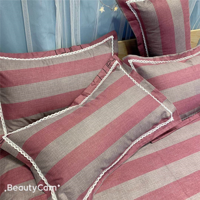 91家纺网 家纺一手货源 找家纺 仟网汇 2020年新款老粗布三件套软凉席 红宽条