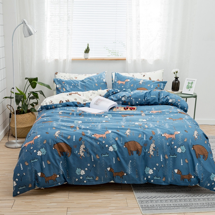 91家纺网 家纺一手货源 找家纺 （总）感遇家纺 2018秋冬新品全棉印花四件套