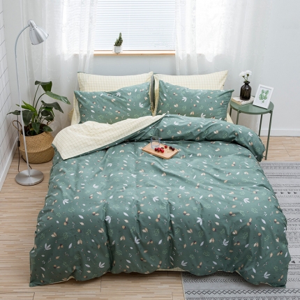 91家纺网 家纺一手货源 找家纺 （总）感遇家纺 2018秋冬新品全棉印花四件套