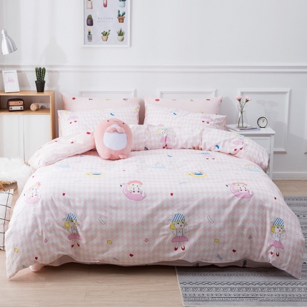 91家纺网 家纺一手货源 找家纺 （总）感遇家纺 2018秋冬新品全棉印花四件套