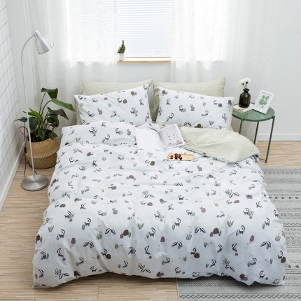 91家纺网 家纺一手货源 找家纺 （总）感遇家纺 2018秋冬新品全棉印花四件套