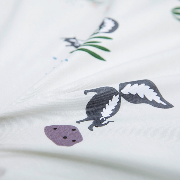 91家纺网 家纺一手货源 找家纺 感遇家纺 2018秋冬新品全棉印花四件套 小松鼠