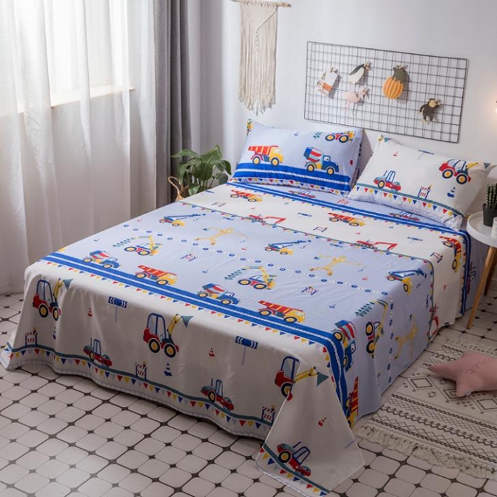 91家纺网 家纺一手货源 找家纺 （总）感遇家纺 2019新款全棉卡通四件套床单款