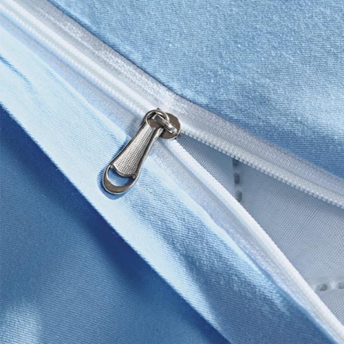 91家纺网 家纺一手货源 找家纺 柔觉家纺 天丝刺绣大提花四件套 奥威丽雅-蓝