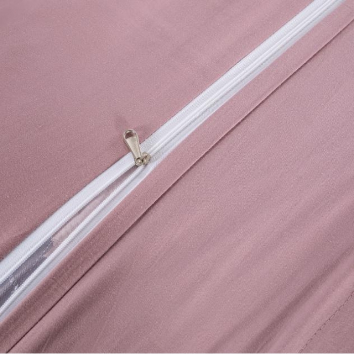 91家纺网 家纺一手货源 找家纺 柔觉家纺 天丝刺绣大提花四件套 叶语浪漫-浅紫