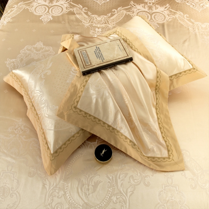 91家纺网 家纺一手货源 找家纺 柔觉家纺 天丝刺绣贡缎提花全棉四件套