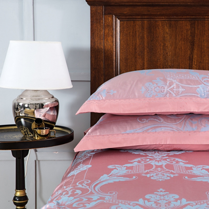 91家纺网 家纺一手货源 找家纺 柔觉家纺 天丝刺绣贡缎提花全棉四件套