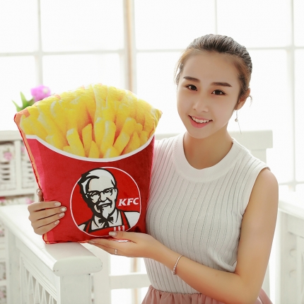 91家纺网 家纺一手货源 找家纺 （总）仟亿莱 汉堡包披萨薯条抱枕