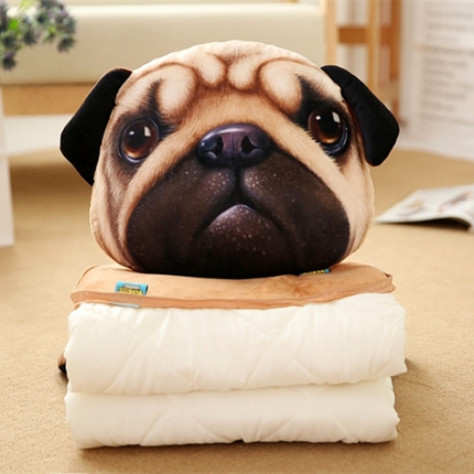 91家纺网 家纺一手货源 找家纺 （总）仟亿莱 3D仿真动物抱枕被