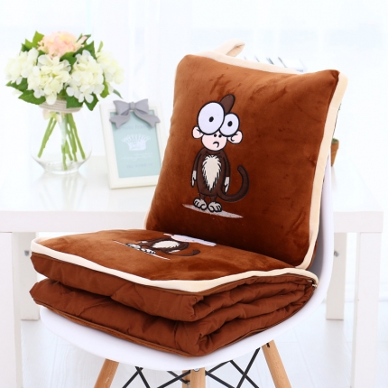 91家纺网 家纺一手货源 找家纺 （总）仟亿莱 大小眼动物抱枕被