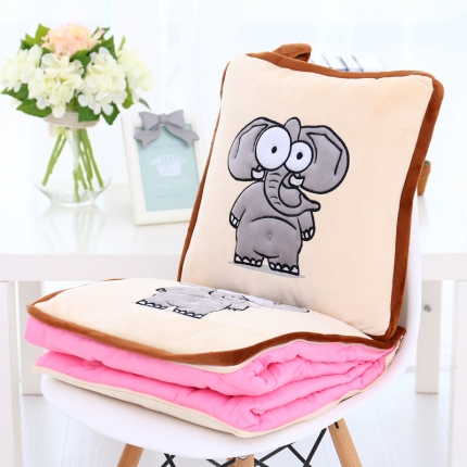 91家纺网 家纺一手货源 找家纺 （总）仟亿莱 大小眼动物抱枕被