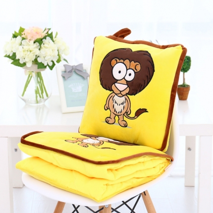 91家纺网 家纺一手货源 找家纺 （总）仟亿莱 大小眼动物抱枕被