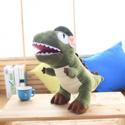 91家纺网 家纺一手货源 找家纺 仟亿莱 恐龙暖手抱枕 绿色