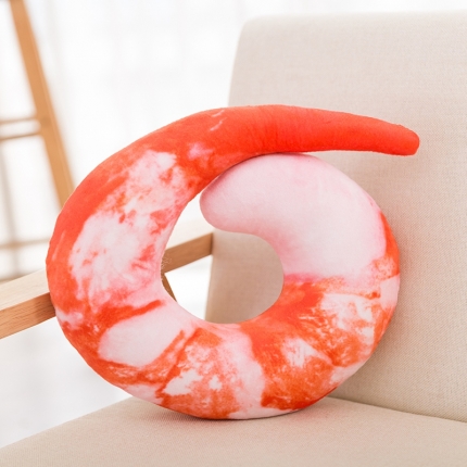 91家纺网 家纺一手货源 找家纺 （总）仟亿莱 水晶柔软绒虾仁颈枕