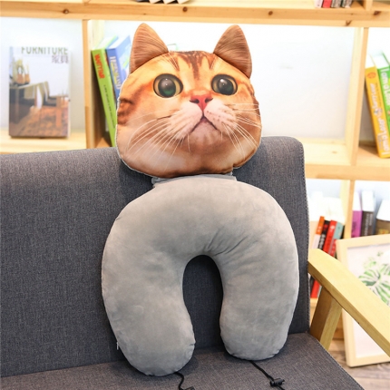 91家纺网 家纺一手货源 找家纺 仟亿莱 印花猫午睡枕 加菲老大