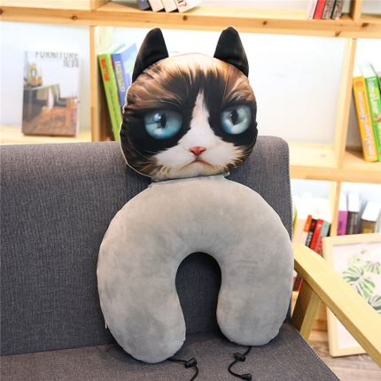 91家纺网 家纺一手货源 找家纺 （总）仟亿莱 印花猫午睡枕