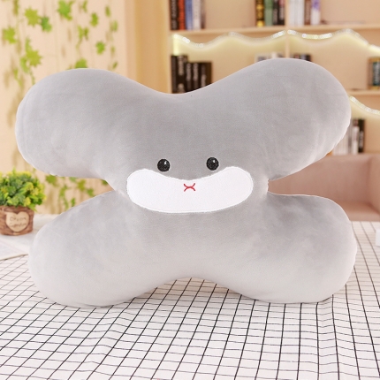 91家纺网 家纺一手货源 找家纺 仟亿莱 多功能午睡枕 灰色仓鼠