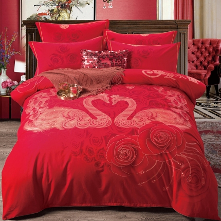 91家纺网 家纺一手货源 找家纺 （总）梧桐树 2018新品婚庆全棉磨毛系列