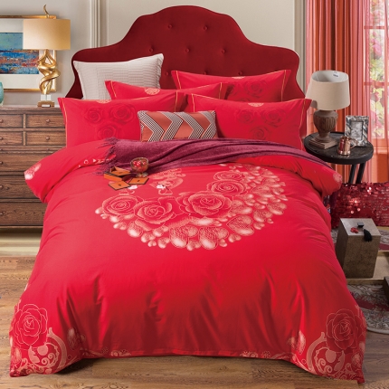 91家纺网 家纺一手货源 找家纺 （总）梧桐树 2018新品婚庆全棉磨毛系列