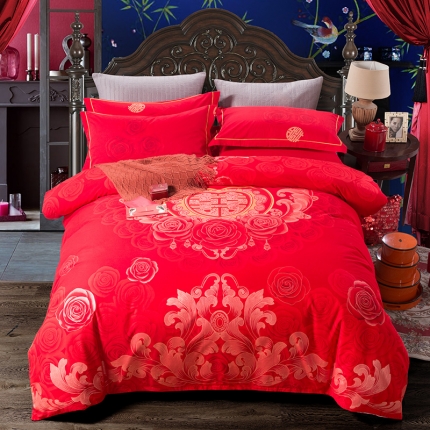 91家纺网 家纺一手货源 找家纺 （总）梧桐树 2018新品婚庆全棉磨毛系列