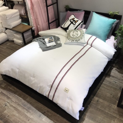 91家纺网 家纺一手货源 找家纺 匠心 加厚保暖全棉子母被