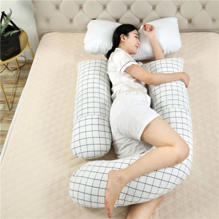 （总）好孕家纺  新款大H型孕妇枕