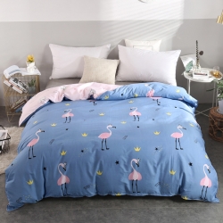 91家纺网 家纺一手货源 找家纺 圣锦 全棉单被套 爱情鸟,爱情鸟