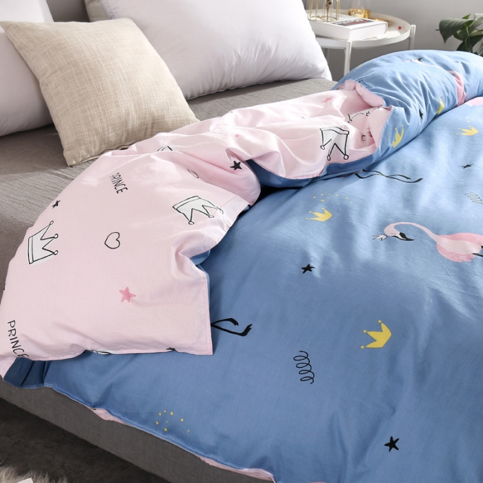 91家纺网 家纺一手货源 找家纺 圣锦 全棉单被套 爱情鸟