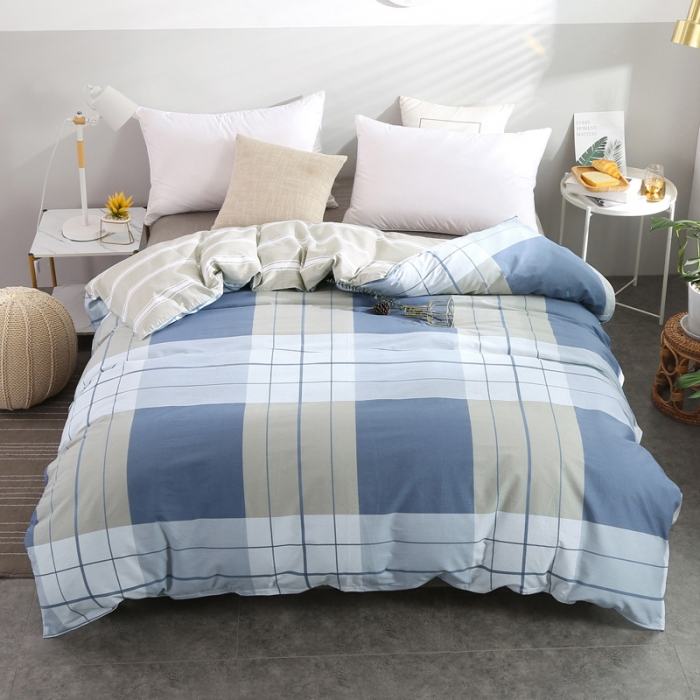 91家纺网 家纺一手货源 找家纺 圣锦 全棉单被套 格兰登宝