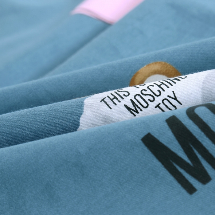 91家纺网 家纺一手货源 找家纺 圣锦 全棉单被套 浪漫小熊