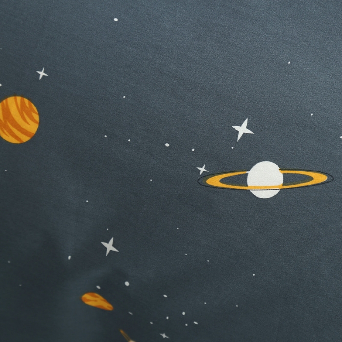 91家纺网 家纺一手货源 找家纺 圣锦 全棉单被套 探索宇宙