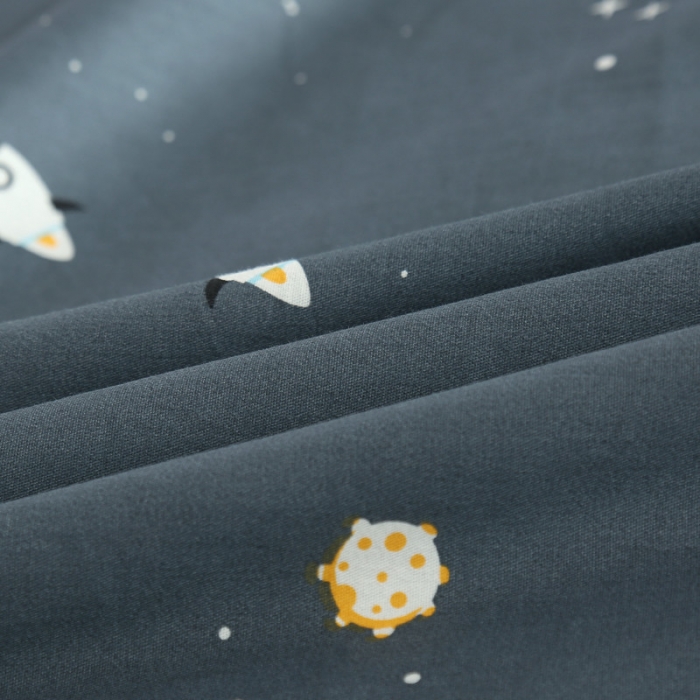 91家纺网 家纺一手货源 找家纺 圣锦 全棉单被套 探索宇宙