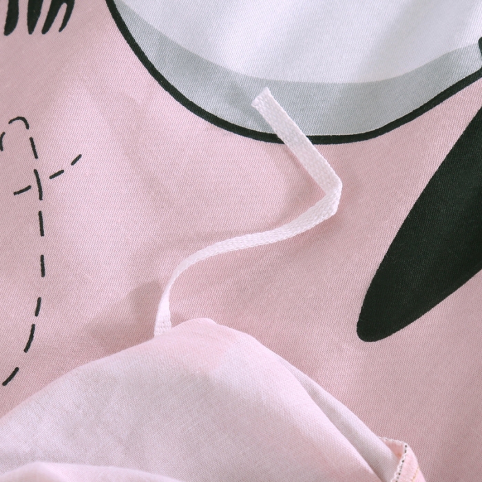 91家纺网 家纺一手货源 找家纺 圣锦 全棉单被套 恬静生活粉