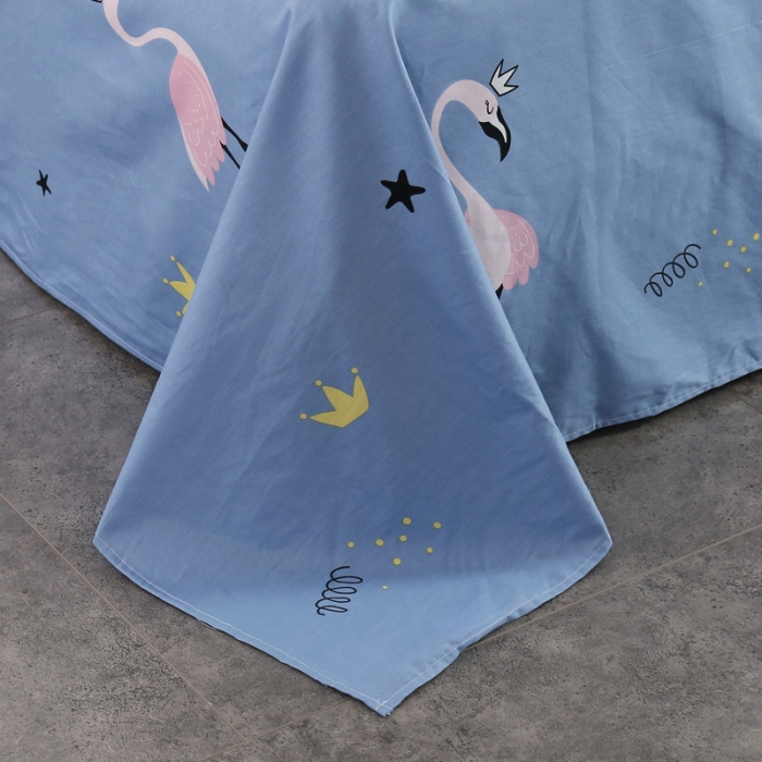 91家纺网 家纺一手货源 找家纺 圣锦 全棉单床单 爱情鸟