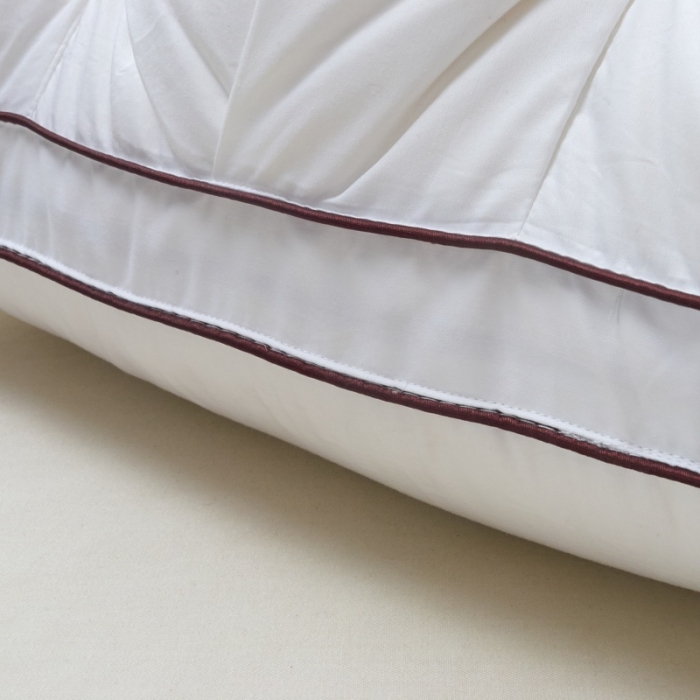 91家纺网 家纺一手货源 找家纺 岚司羽 2021新款全棉羽绒枕48*74面包鹅绒枕白色