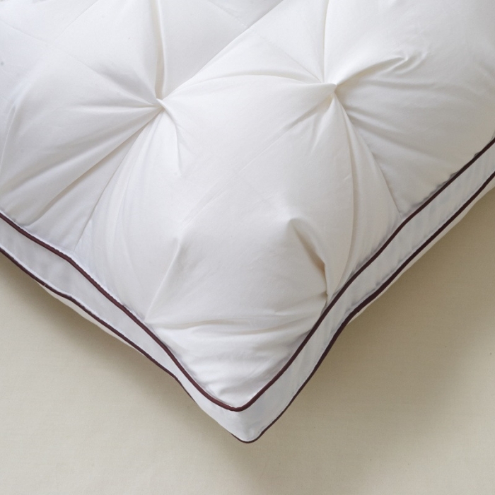 91家纺网 家纺一手货源 找家纺 岚司羽 2021新款全棉羽绒枕扭花鹅绒枕