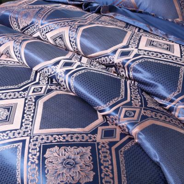 91家纺网 家纺一手货源 找家纺 （总）江南春 2019新款臻彩丝浮雕镂空提花套件