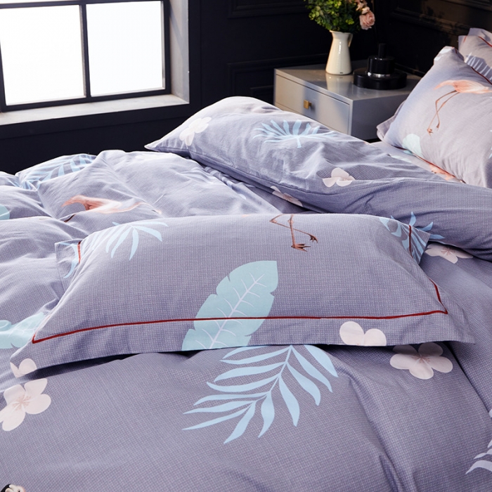 91家纺网 家纺一手货源 找家纺 （总）江南春 2019秋冬铂金棉纯棉加厚磨毛套件