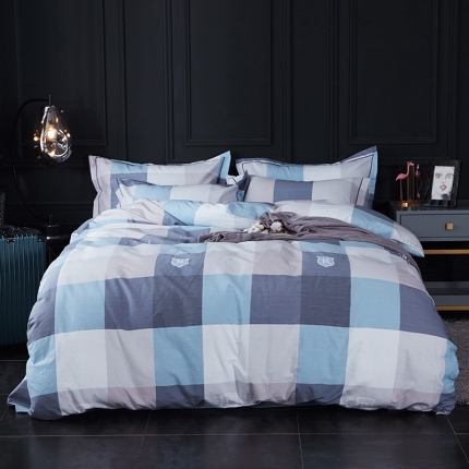 91家纺网 家纺一手货源 找家纺 （总）江南春 2019秋冬铂金棉纯棉加厚磨毛套件