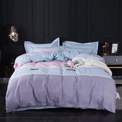 91家纺网 家纺一手货源 找家纺 （总）江南春 2019秋冬铂金棉纯棉加厚磨毛套件