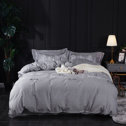 91家纺网 家纺一手货源 找家纺 （总）江南春 2019秋冬铂金棉纯棉加厚磨毛套件