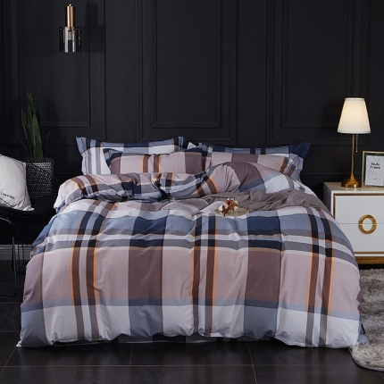 91家纺网 家纺一手货源 找家纺 （总）江南春 2019秋冬铂金棉纯棉加厚磨毛套件