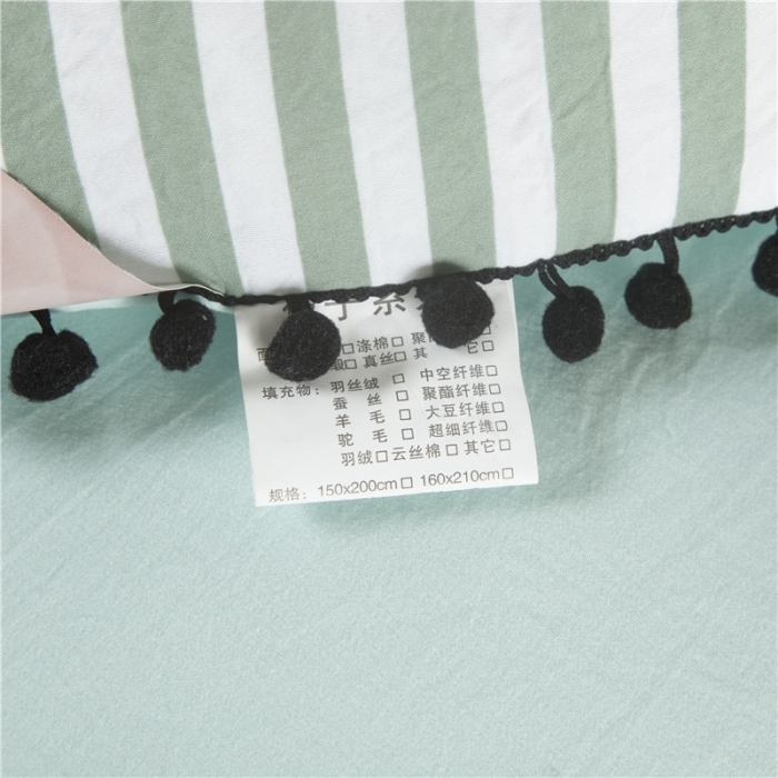 91家纺网 家纺一手货源 找家纺 （总）浩情国际 珍珠毛球AB版印花水洗棉冬被