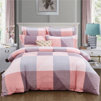 91家纺网 家纺一手货源 找家纺 （总）浩情国际 2019新款秋冬全棉加厚活性生态磨毛四件套