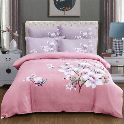 91家纺网 家纺一手货源 找家纺 （总）浩情国际 2019新款秋冬全棉加厚活性生态磨毛四件套