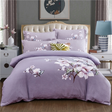 91家纺网 家纺一手货源 找家纺 （总）浩情国际 2019新款秋冬全棉加厚活性生态磨毛四件套