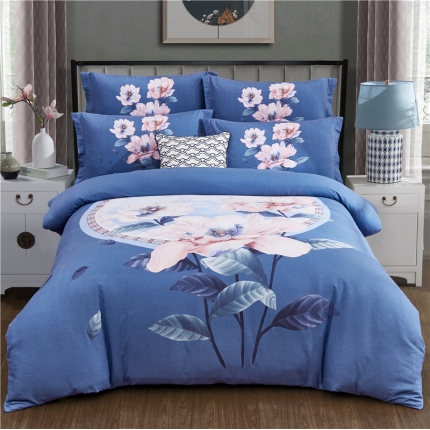 91家纺网 家纺一手货源 找家纺 （总）浩情国际 2019新款秋冬全棉加厚活性生态磨毛四件套