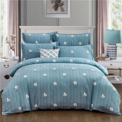 91家纺网 家纺一手货源 找家纺 （总）浩情国际 2019新款秋冬全棉加厚活性生态磨毛四件套