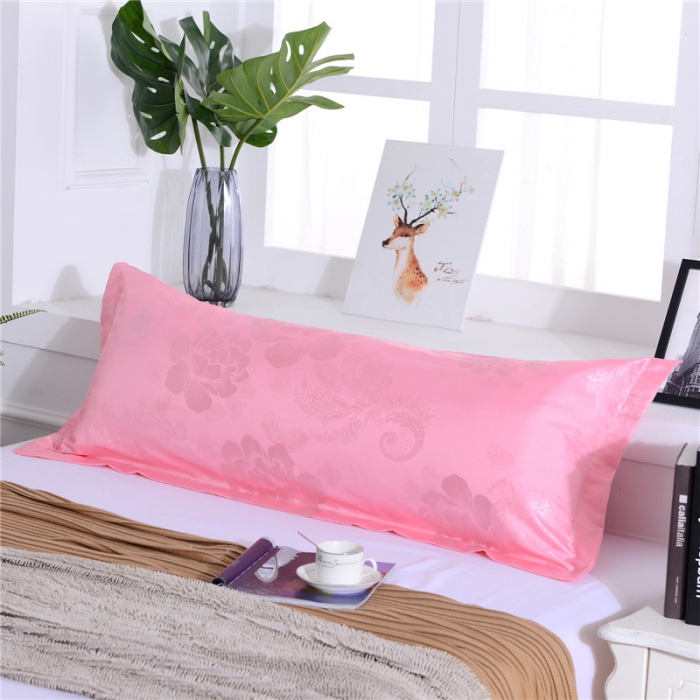 91家纺网 家纺一手货源 找家纺 喜相逢家纺 D25-仿真丝提花双人枕套 东方丽人